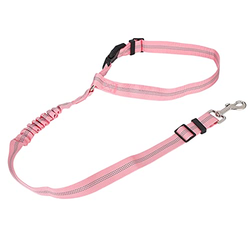 Zerodis Nylon Dog -Kopfstützen -Sicherheitsgurt mit Rotbar (PINK) von Zerodis