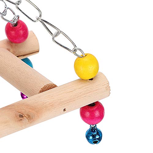 Zerodis Papagei hängendes Spielzeug, Naturholz Vogel Papagei Schaukel Kauspielzeug Vogel Kletterständer Leiter Trainingsspielzeug für eine große Auswahl an großen Papageien und Vögeln Zerodis Papagei hängendes Spielzeug, Naturholz Vogel Papagei Schaukel Kauspielzeug Vogel Kletterständer Leiter Trainingsspielzeug für eine große Auswahl an großen Papageien und Vögeln von Zerodis