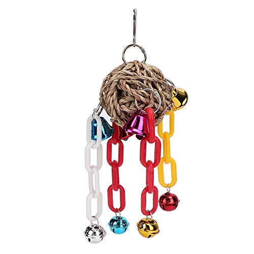 Pet Bird Toy, Bunte Vögel Kauspielzeug Pet Hanging Swing Papageien Training Spielen interaktive Stehgestell Papageienkäfig Biss Spielzeug von Zerodis