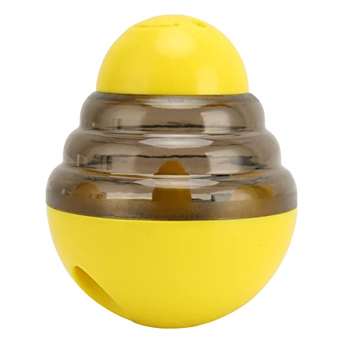 Zerodis Pet Treat Puzzle Ball, Tragbar, Verstellbar, Fördert die Verdauung (Gelb) von Zerodis