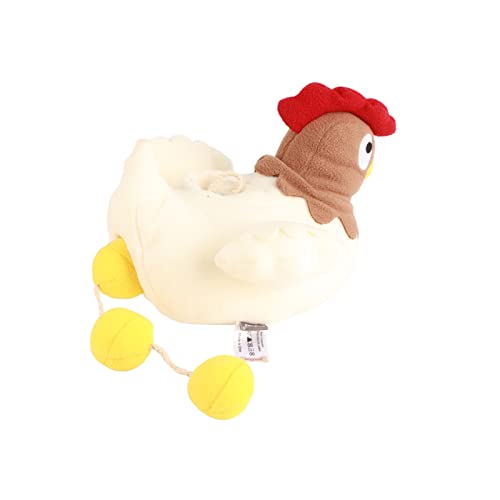 Zerodis Plush Hen ToyPlush Hen Soft Safe Teeth Cleaning Stay Healthy Bite Resistant Educational Pet Toy for Small Medium Dogs Plush Hen Dog Chew Toy Hide Hen Egg Squeaky Zerodis Plush Hen ToyPlush Hen Soft Safe Teeth Cleaning Stay Healthy Bite Resistant Educational Pet Toy for Small Medium Dogs Plush Hen Dog Chew Toy Hide Hen Egg Squeaky von Zerodis