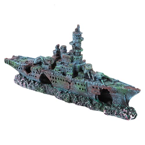 Zerodis Simulation Aquarium Aquarium Landschaftsbau dekorative Harz Schiffswrack Kriegsschiff Wrack Harz Handwerk Ornamente Aquarium Aquarium Ornamente Dekor Shelter Aquarium Ornamente Dekor Zerodis Simulation Aquarium Aquarium Landschaftsbau dekorative Harz Schiffswrack Kriegsschiff Wrack Harz Handwerk Ornamente Aquarium Aquarium Ornamente Dekor Shelter Aquarium Ornamente Dekor von Zerodis