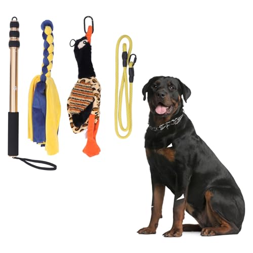 Zerodis Teleskopischer Hunde-Teaser-Stick 52 Zoll, für Interaktives Flirtstab-Spielzeug für Hunde, Fördert die Interaktion zwischen Haustieren und Besitzern, Hilft Beim Training von Zerodis