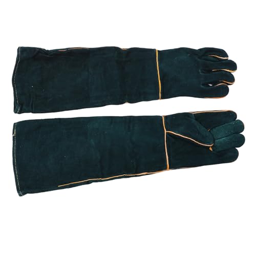 Zerodis Tiere Handhabung Bissbeständige Lange Zum Training von Hundekatze Bird Schlange Papagei Eidechse, Verdickte Schutzhandschuhe für Outdoor -Abenteuer, 2 Schicht Cowide + Leinwand Zerodis Tiere Handhabung Bissbeständige Lange Zum Training von Hundekatze Bird Schlange Papagei Eidechse, Verdickte Schutzhandschuhe für Outdoor -Abenteuer, 2 Schicht Cowide + Leinwand von Zerodis