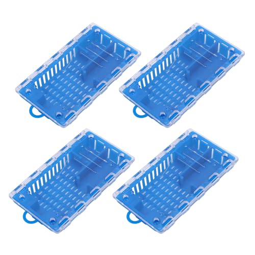 Zerodis Transparente Abdeckung Queen Bee Aufzucht Käfig Leicht Tragbare Bienenzubehör [10pcs] (Blue) von Zerodis
