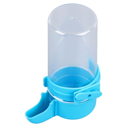 Zerodis Vogel-Wasserspender, Automatischer Futterspender, Verdickter, Klarer Papageien-Wasserspender für Papageien, Sittiche, Nymphensittiche, Wellensittiche, Turteltauben (150 ml) von Zerodis