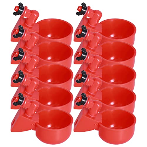 Zerodis Wasserbecher Hängen an Automatischem Hühnchen -resistent für Geflügel Zum Trinken Einer Schüssel für Haustier von Haustier von von Zerodis