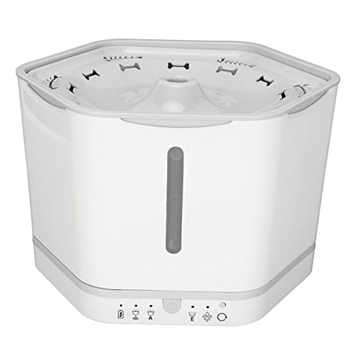 Zerodis Wasserspender für Haustiere, automatischer Induktions-Trinkbrunnen für Haustiere, Katzen-Trinkbrunnen, kabellos, batteriebetrieben, automatisch zirkulierendes Wasser Grau Zerodis Wasserspender für Haustiere, automatischer Induktions-Trinkbrunnen für Haustiere, Katzen-Trinkbrunnen, kabellos, batteriebetrieben, automatisch zirkulierendes Wasser Grau von Zerodis