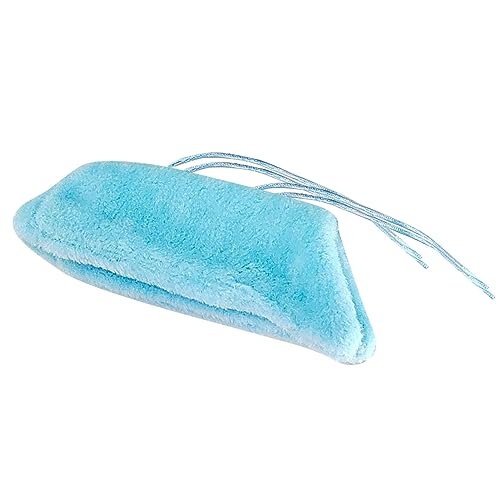 Zerodis Weiche Ecke Fleece Papageiendecke Gemütliche Schutzbett für Herbstkalt -Saison -Vögel, (Blue) von Zerodis