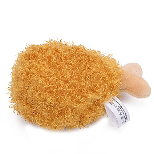 Zerodis Welpe Plüsch Chicken Drumsticks Spielzeug Niedlich Quietschende Gefüllte Spielzeug für Hunde Katzen Quetschable für Haustier Interactive Play von Zerodis