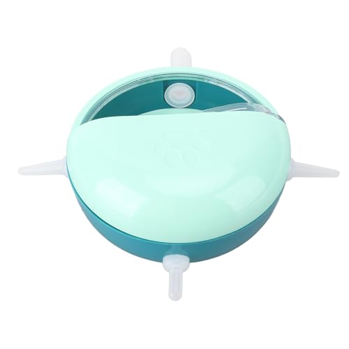 Zerodis Welpenmilch -Feeder Leicht zu Reinigen Anti -Blähungen Plastik Multi Nippel Schüssel für Kätzchen Haustier, Lebensmittelqualitätsmaterial, BPA Frei (Blue) von Zerodis