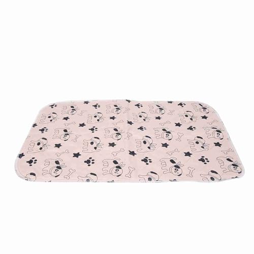 Zerodis Wiederverwendbares Hund Pee Pad mit Starkem Saugfähigem 3-Schicht-Design, Schönes Cartoon-Knochenmuster, Maschinenwaschbare Haustiermatte (40 * 60cm) von Zerodis