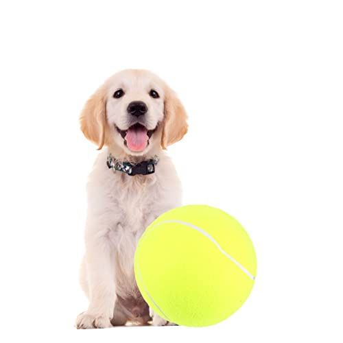 Tennisball für Haustiere Hundespielzeug Ball-Spielzeug für Haustiertraining 24,1 cm großer Haustier-Spielzeug, Mega Jumbo Hunde, Spielzubehör, Spaß, Outdoor-Sport Trainingsspielzeug von Zerone