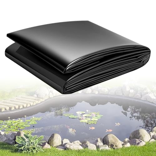 Zertylre Premium PVC Teichfolie Schwarz, 8 M X 11 M, 0,3 Mm Dick, Langlebige Teichfolie FüR BachläUfe, Springbrunnen Und WassergäRten, Geeignet FüR GroßE Teiche Zertylre Premium PVC Teichfolie Schwarz, 8 M X 11 M, 0,3 Mm Dick, Langlebige Teichfolie FüR BachläUfe, Springbrunnen Und WassergäRten, Geeignet FüR GroßE Teiche von Zertylre