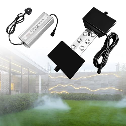 Zertylre Ultraschall-Nebelgerät, 6 Kopf, 5000ml/H 200W Nebelmaschine Nebler mit Boje IP67 wasserdichte Stromversorgung, Perfekt für Teich Garten Rasen Steingarten Gewächshaus Halloween Dekoration Zertylre Ultraschall-Nebelgerät, 6 Kopf, 5000ml/H 200W Nebelmaschine Nebler mit Boje IP67 wasserdichte Stromversorgung, Perfekt für Teich Garten Rasen Steingarten Gewächshaus Halloween Dekoration von Zertylre