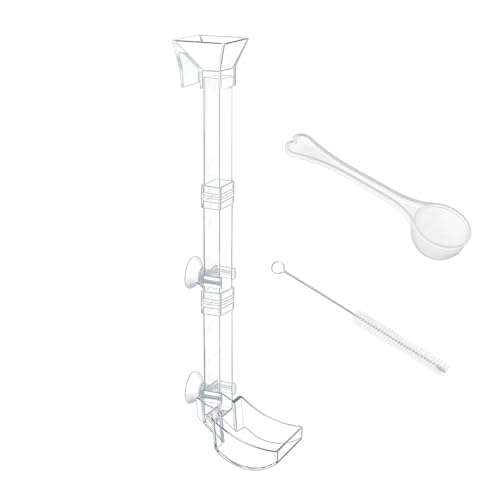 -Futterschalen-Set – Aquarium-Futterröhren-Set, Unterwasser-Futterrohr | Gebogenes, transparentes Futterspender-Tool, Praktisches Fischfütterungssystem mit Basisplattform für Wassertiere und W -Futterschalen-Set – Aquarium-Futterröhren-Set, Unterwasser-Futterrohr | Gebogenes, transparentes Futterspender-Tool, Praktisches Fischfütterungssystem mit Basisplattform für Wassertiere und W von Zestivra