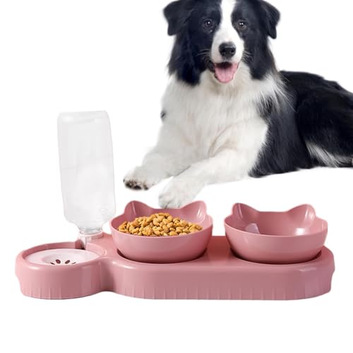 Futterstation für Haustiere – Futternapf für Hunde und Katzen, erhöhter Ständer aus Edelstahl | Kippsicherer Doppelnapf, Futternapf, abnehmbare Wasser-Futterschale, auslaufsichere Basis für die Futterstation für Haustiere – Futternapf für Hunde und Katzen, erhöhter Ständer aus Edelstahl | Kippsicherer Doppelnapf, Futternapf, abnehmbare Wasser-Futterschale, auslaufsichere Basis für die von Zestivra