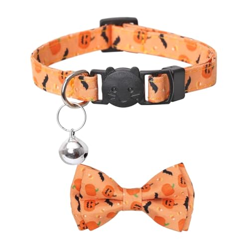 Hallowen Haustierkragen - Hundekatze Krawatte, Bowtie Kostümzubehör | Abnehmbare Urlaubsbogenkragen Dekoration, Festliche Gedruckte -Outfit -Hundekatze Bowtie Kragen Mit Niedlichem Hallowen Hallowen Haustierkragen - Hundekatze Krawatte, Bowtie Kostümzubehör | Abnehmbare Urlaubsbogenkragen Dekoration, Festliche Gedruckte -Outfit -Hundekatze Bowtie Kragen Mit Niedlichem Hallowen von Zestivra