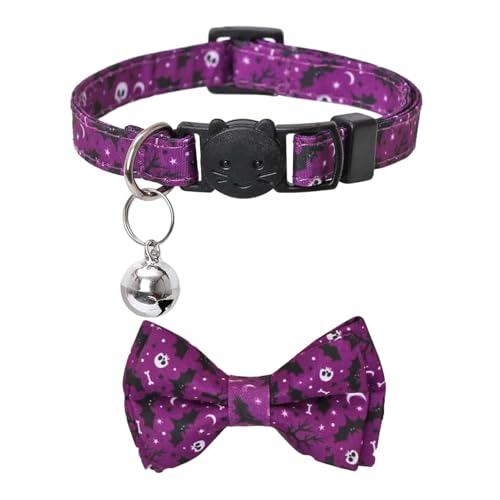 Hallowen Haustierkragen - Hundekatze Krawatte, Bowtie Kostümzubehör | Abnehmbare Urlaubsbogenkragen Dekoration, Festliche Gedruckte -Outfit -Hundekatze Bowtie Kragen Mit Niedlichem Hallowen Hallowen Haustierkragen - Hundekatze Krawatte, Bowtie Kostümzubehör | Abnehmbare Urlaubsbogenkragen Dekoration, Festliche Gedruckte -Outfit -Hundekatze Bowtie Kragen Mit Niedlichem Hallowen von Zestivra