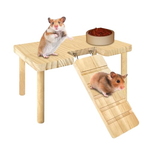 Hamster Meerschweinchenspielzeug - Kleine Haustiere Treppe Spielzeugplattform | Hamster -Rennmäuse Mäuse Cage Accessoires Hamster Kletterspielzeug Jumping Board Playground Für Hamsters Renbils Mäuse Hamster Meerschweinchenspielzeug - Kleine Haustiere Treppe Spielzeugplattform | Hamster -Rennmäuse Mäuse Cage Accessoires Hamster Kletterspielzeug Jumping Board Playground Für Hamsters Renbils Mäuse von Zestivra