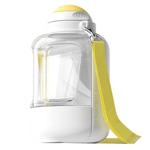 Hundetrinkflasche - Hundereisen Wasserflasche - Tragbare Hundetrinkflasche | Hundewasserspender Mit Großer Kapazität, 2 In 1 Welpen -Trinkschale, Leckdosenflasche, Haustierwasserflasche Hundetrinkflasche - Hundereisen Wasserflasche - Tragbare Hundetrinkflasche | Hundewasserspender Mit Großer Kapazität, 2 In 1 Welpen -Trinkschale, Leckdosenflasche, Haustierwasserflasche von Zestivra