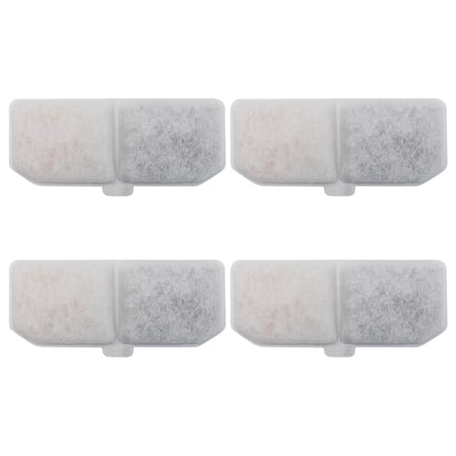 Hundewasserbrunnen Filter - Wasserbrunnenfilter für Haustiere, Aktivkohlenstoffhundbrunnen Filterersatz | Einfach aufgetragene Wasserbrunnenfilter, Cat Fountain Accessoires für zu Hause, Cage von Zestivra