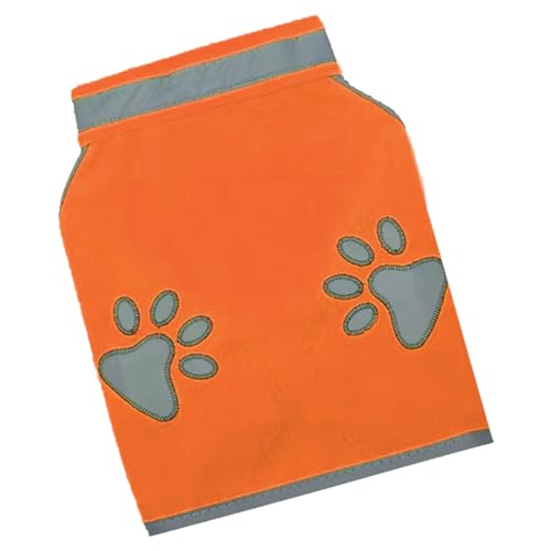 Hundeweste Reflektierende Kleidung - Sicherheitsreflektierende Weste Für Hunde, Hundeweste Sicherheitshund Fluoreszenz Außenweste | Gut Sichtbare Nachtkleidung Schützen Ihre Welpenweste Für Das Traini von Zestivra