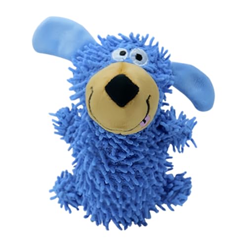 Kauspielzeug aus Plüsch für Welpen, quietschend und flauschig, bequeme Trainingsbelohnung, flauschiges Geräusch, Haustierzubehör mit niedlichem Cartoon-Design | von Zestivra