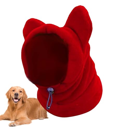 Kleine Hunde-Wintermütze,Hunde-Schneemütze Kuschelige Hundemütze Aus Polarfleece,Waschbarer Kapuzenpullover Mit Ohren, Kopfwickel, Halswärmer Und Schal Für Das Training Von Hundewelpen Bei Kleine Hunde-Wintermütze,Hunde-Schneemütze Kuschelige Hundemütze Aus Polarfleece,Waschbarer Kapuzenpullover Mit Ohren, Kopfwickel, Halswärmer Und Schal Für Das Training Von Hundewelpen Bei von Zestivra