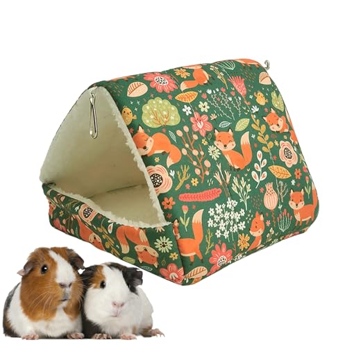 Kleines Hamsterbett, Guinea Haus, Tierhausnest - Warmes Schlafhaus Für Kleine Haustiere, Hamsterzubehör, Multifunktionaler, Gemütlicher Unterschlupf Für Kleine Haustiere von Zestivra