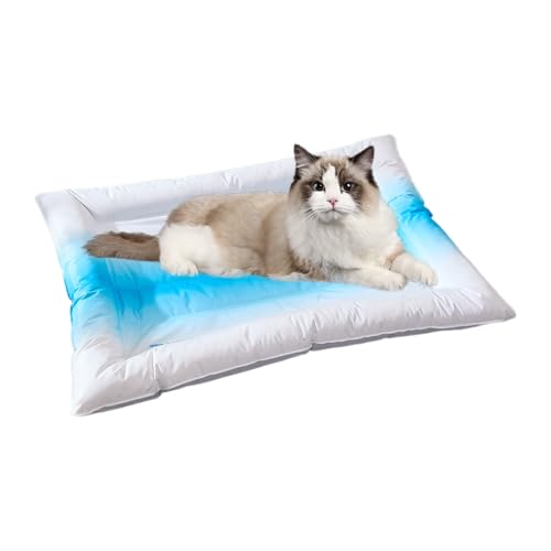Kühlende Gelmatte für Haustiere – Weiche Isomatte, Atmungsaktive Sommermatratze | Wiederverwendbares Komfortbett, Ungiftige Kühloberfläche mit leichtem Design für Katzen, Hunde, Rasen, Balkon, Kühlende Gelmatte für Haustiere – Weiche Isomatte, Atmungsaktive Sommermatratze | Wiederverwendbares Komfortbett, Ungiftige Kühloberfläche mit leichtem Design für Katzen, Hunde, Rasen, Balkon, von Zestivra