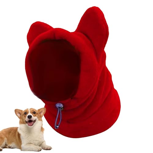 Ohrenschützer Für Hunde, Wintermütze Für Kleine Hunde, Kuschelige Hundemütze Aus Polarfleece Waschbarer Kapuzenpullover Mit Ohren, Kopfwickel, Halswärmer Und Schal Für Das Training Von von Zestivra