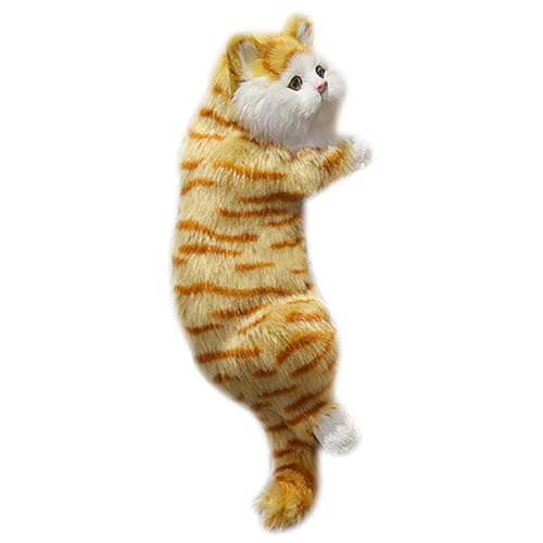 Simulation, Plüschtiere, hängende Katze, Spielzeug, Dekoration für TV, Schreibtischtiere, Geschenke von Zestivra