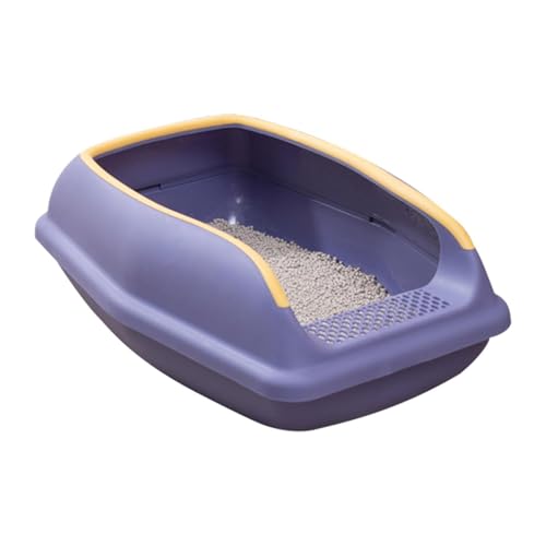 Spritzwassergeschützte Katzentoilette - Hochseitige Katzentoilette, Anti-Spritzer Kätzchentoilette, beweglicher , offene Oberseite, Katzentoilette, Reise-Klo für Kätzchen, Katzen, kleine Haustiere Spritzwassergeschützte Katzentoilette - Hochseitige Katzentoilette, Anti-Spritzer Kätzchentoilette, beweglicher , offene Oberseite, Katzentoilette, Reise-Klo für Kätzchen, Katzen, kleine Haustiere von Zestivra
