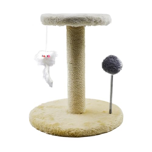 Turm - Katzenkletterständer, Haustier Spielstruktur | Kratzturm mit Pfosten, Spielzeug für Kätzchen und große Katzen, Indoor Lounging Area, Interaktiver Kletterer für Zuhause von Zestivra