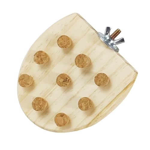 Vogelperchständer - Vögel Holzkäfig -Accessoire, Cockatiel Parrot Barch Toy | Kau -Stopper -Plattform, Shot -Käfig -Spielzeug, Lovebird Swing Climbing Bar für kleine mittelpapageis Cockatiels Conures von Zestivra