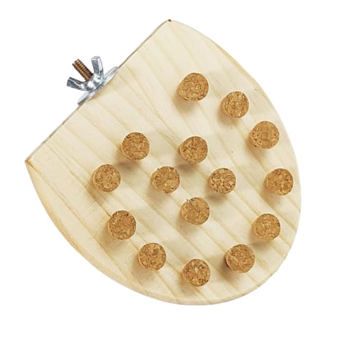 Vogelperchständer - Vögel Holzkäfig -Accessoire, Cockatiel Parrot Barch Toy | Kau -Stopper -Plattform, Shot -Käfig -Spielzeug, Lovebird Swing Climbing Bar für kleine mittelpapageis Cockatiels Conures von Zestivra