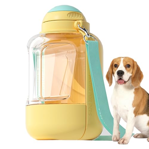Welpen -Trinkschale - Tragbare Wasserflasche Für Hunde | Tragbare Hunde -Trinkflasche | Hundewasserspender Mit Großer Kapazität, 2 In 1 Welpen -Trinkschale, Leckdosenflasche, Haustierwasserflasche Welpen -Trinkschale - Tragbare Wasserflasche Für Hunde | Tragbare Hunde -Trinkflasche | Hundewasserspender Mit Großer Kapazität, 2 In 1 Welpen -Trinkschale, Leckdosenflasche, Haustierwasserflasche von Zestivra