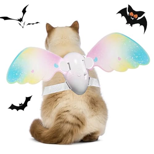 Zestivra Feenflügel für Hunde, Haustier-Halloween-Kostüm-Zubehör, verstellbarer elektrischer Hunde-Schmetterlingsflügel für Foto, Bühne, Aufführung, Parade, Halloween, Hochzeit, Geburtstag, Feiern Zestivra Feenflügel für Hunde, Haustier-Halloween-Kostüm-Zubehör, verstellbarer elektrischer Hunde-Schmetterlingsflügel für Foto, Bühne, Aufführung, Parade, Halloween, Hochzeit, Geburtstag, Feiern von Zestivra