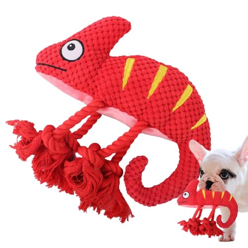 Zestivra Gefülltes Kauspielzeug für Hunde, Plüsch, quietschendes Spielzeug, weiches Tiergeräuschspielzeug für mittelgroße und große Hunde, langlebiges -Kauspielzeug mit geknoteten Zestivra Gefülltes Kauspielzeug für Hunde, Plüsch, quietschendes Spielzeug, weiches Tiergeräuschspielzeug für mittelgroße und große Hunde, langlebiges -Kauspielzeug mit geknoteten von Zestivra