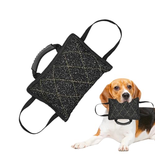 Zestivra Hundeschleppzeugkissen - Hundebisskissen, Schlepper des Kriegsbisskissens | Bissfestes Leinenkauschlepper des Kriegsbisskeils, Nicht Rutsches Design-Hundes-Training Spielzeug Für Große Hunde Zestivra Hundeschleppzeugkissen - Hundebisskissen, Schlepper des Kriegsbisskissens | Bissfestes Leinenkauschlepper des Kriegsbisskeils, Nicht Rutsches Design-Hundes-Training Spielzeug Für Große Hunde von Zestivra