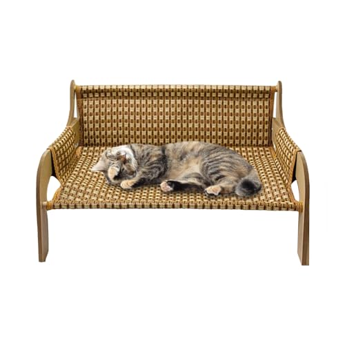 Zestivra Katzen-Couch-Bett – Hundesofa Katzenmöbel Schlafbett | Atmungsaktive Möbel Kühlung Lounge Stuhl Hundesofa für Kätzchen Kleine Hunde Sommer Outdoor Wohnzimmer Schlafzimmer Schlafen Zestivra Katzen-Couch-Bett – Hundesofa Katzenmöbel Schlafbett | Atmungsaktive Möbel Kühlung Lounge Stuhl Hundesofa für Kätzchen Kleine Hunde Sommer Outdoor Wohnzimmer Schlafzimmer Schlafen von Zestivra