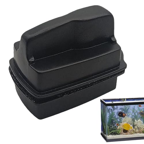 Zestivra Schwarzer Aquarium-Glasreiniger für Zuhause - Magnetisches Reinigungswerkzeug mit schwimmendem Design | Seitliche Schaberbürste für einfache Wartung, effizientes Aquarium-Zubehör zum Zestivra Schwarzer Aquarium-Glasreiniger für Zuhause - Magnetisches Reinigungswerkzeug mit schwimmendem Design | Seitliche Schaberbürste für einfache Wartung, effizientes Aquarium-Zubehör zum von Zestivra