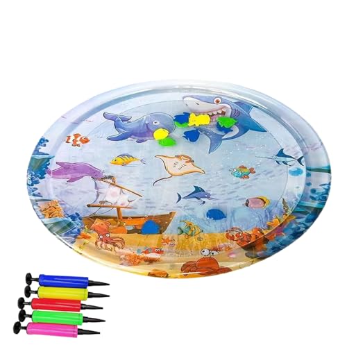 Zestivra Sensorische Wasserspielmatte für Katzen, Kühlmatte für heißes Wetter, fühlt sich kühl und bequem an, interaktives Spielzeug für Hunde und Katzen, Spielunterlage für drinnen und draußen Zestivra Sensorische Wasserspielmatte für Katzen, Kühlmatte für heißes Wetter, fühlt sich kühl und bequem an, interaktives Spielzeug für Hunde und Katzen, Spielunterlage für drinnen und draußen von Zestivra