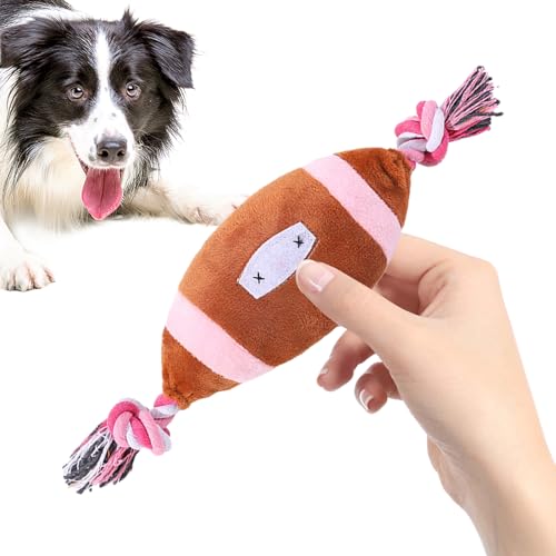 Zestvria Quietschendes Hundespielzeug - Hundebissfestes Spielzeug zum Zähneknirschen für Haustiere - Quietschendes Plüsch-Hundespielzeug gegen Langeweile, bissfestes Zähneknirschen und das Zahnen von von Zestvria