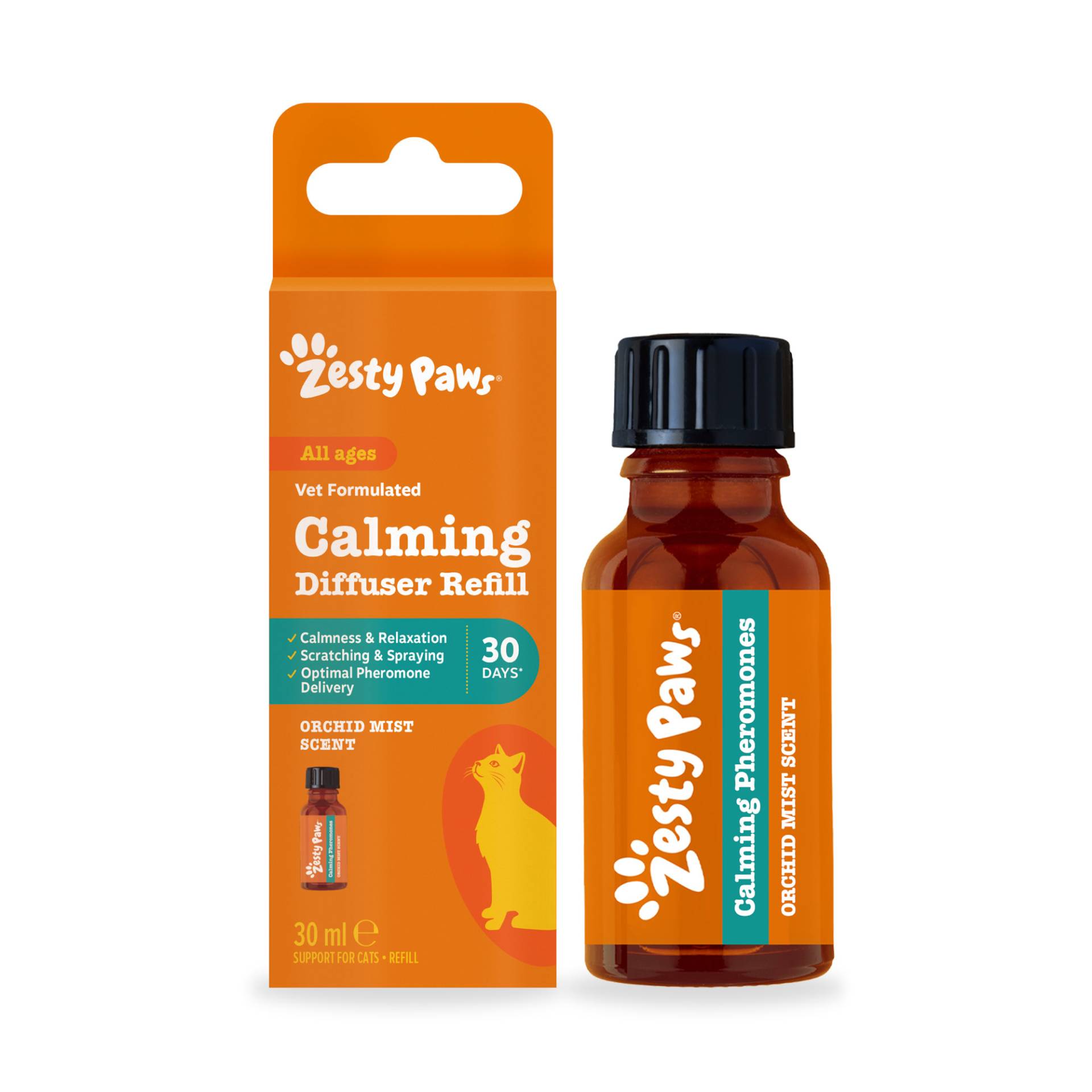 Zesty Paws Cat Calming Diffuser Nachfüller - 30 ml Zesty Paws Cat Calming Diffuser Nachfüller - 30 ml von Zesty Paws