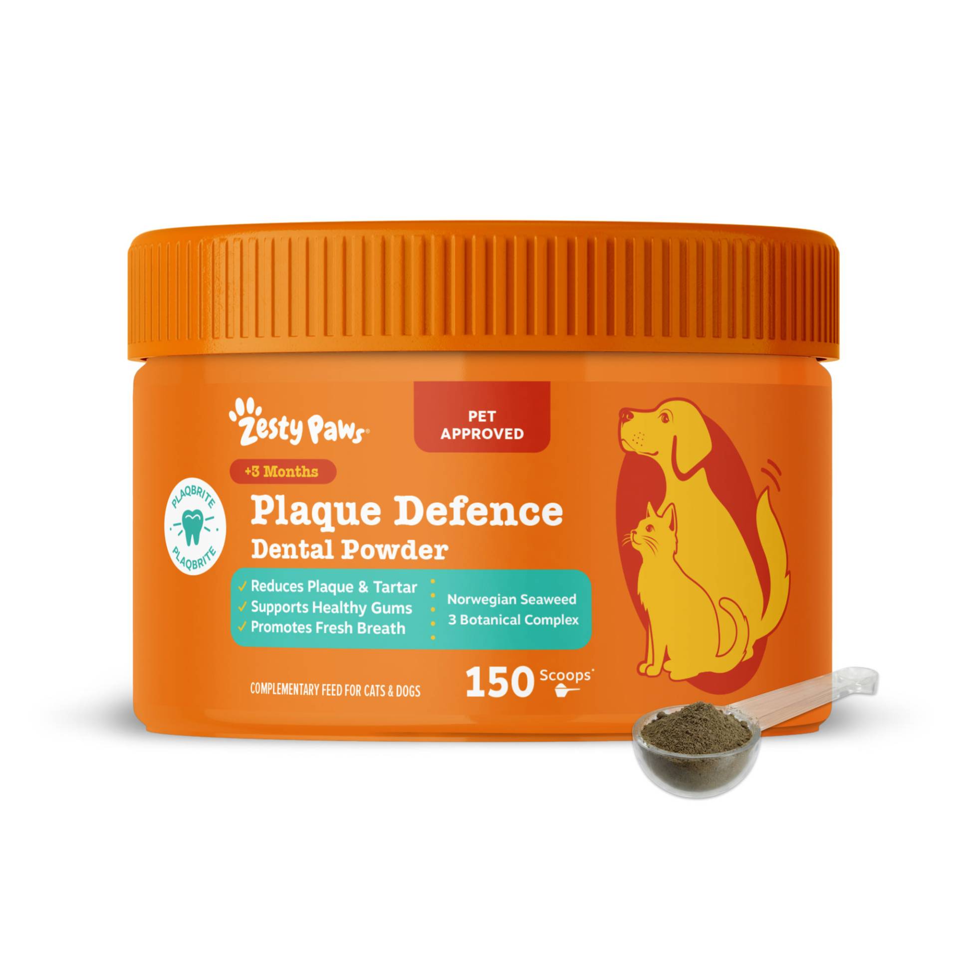 Zesty Paws Plaque Defence Zahnpflegepulver - 150 g von Zesty Paws