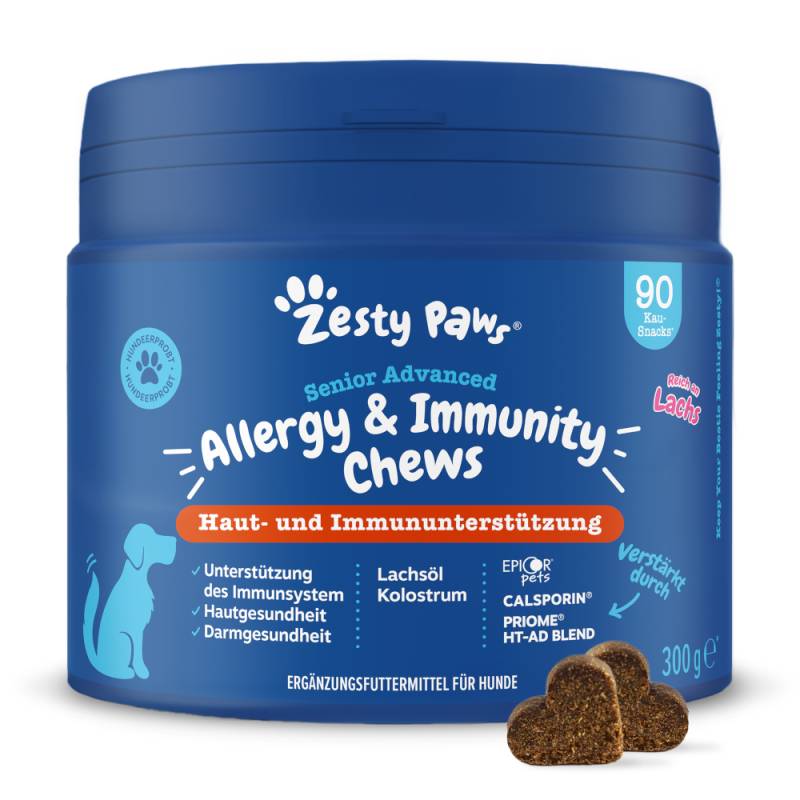 Zesty Paws Senior Allergy & Immunity Lachs - 90 Kautabletten von Zesty Paws