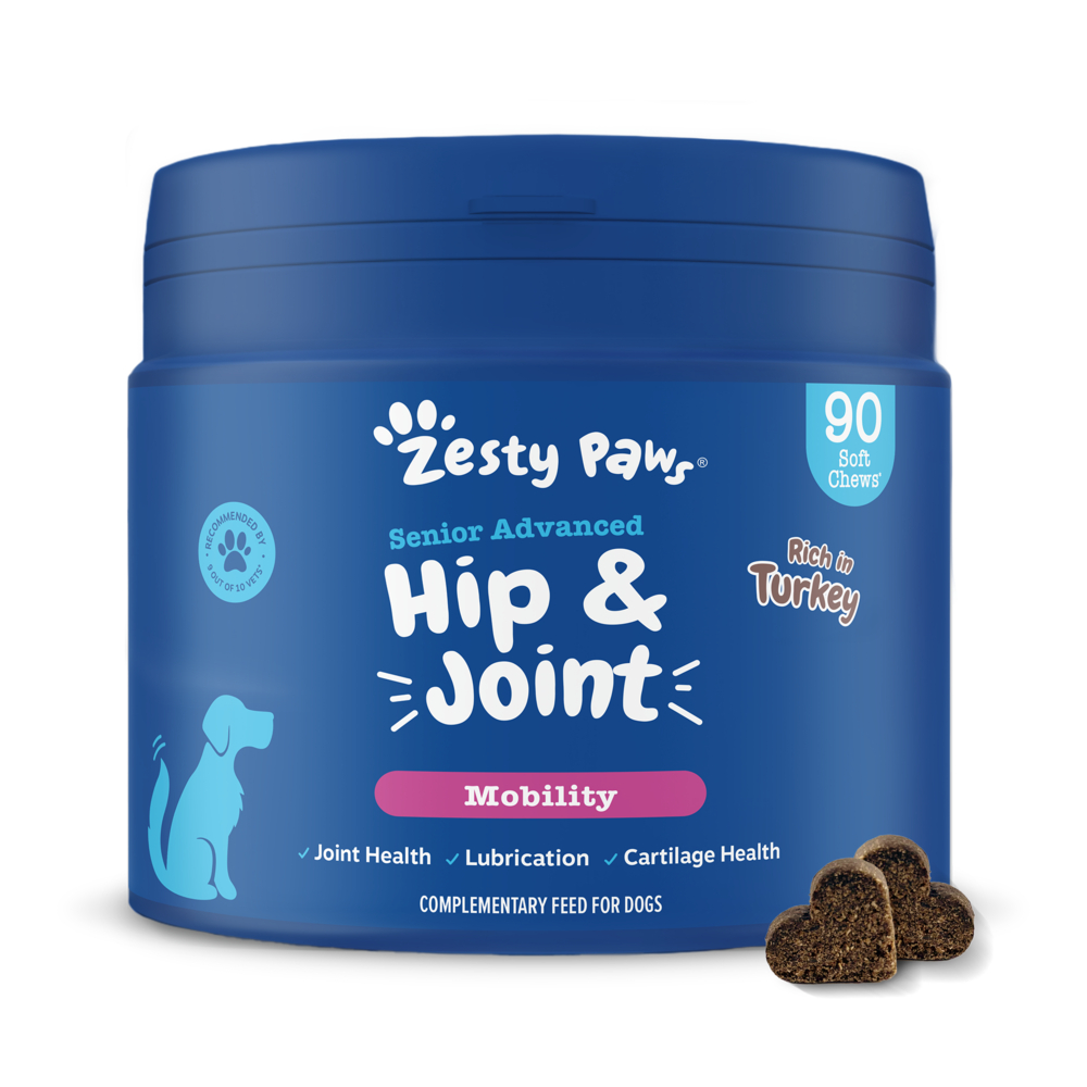 Zesty Paws Senior Hip & Joint Chews Truthahn - 90 Kautabletten Zesty Paws Senior Hip & Joint Chews Truthahn - 90 Kautabletten von Zesty Paws