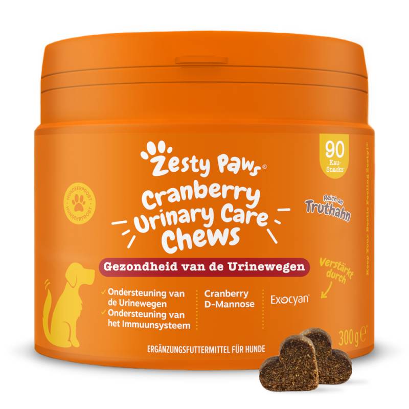 Zesty Paws Urinary Care Chews Cranberry - 90 Kautabletten Zesty Paws Urinary Care Chews Cranberry - 90 Kautabletten von Zesty Paws